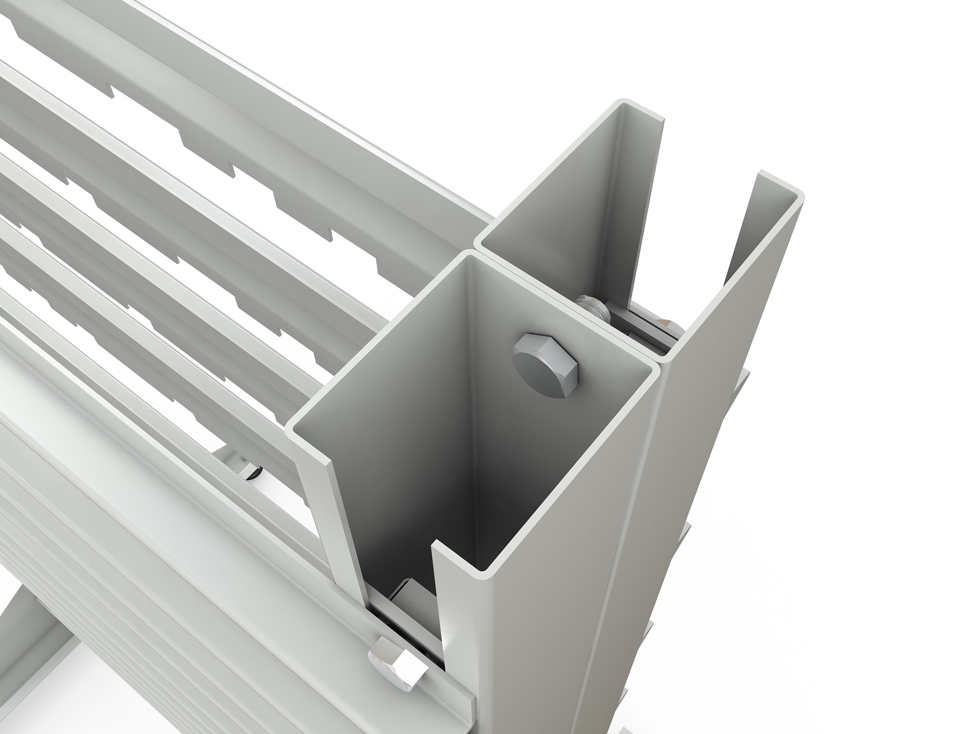 ER-00024066 Стеллаж для пластиковых лотков SORTEX односторонний 1500x1000x450.02