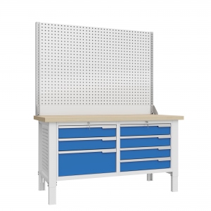 CTR 1602.L34.5-2 Верстак слесарный 2165x1593x743 мм