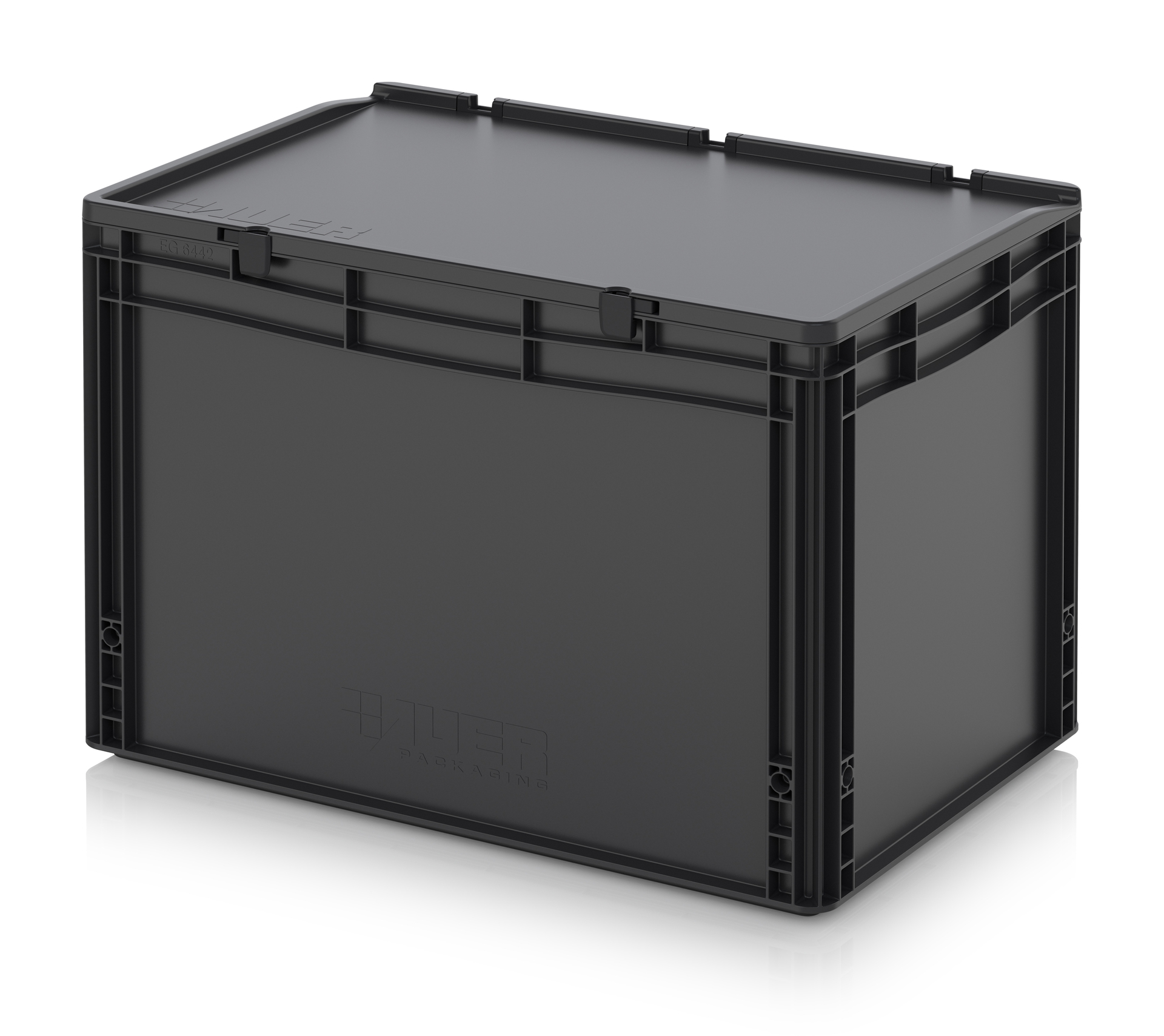 ESD ED 64/42 HG Евроконтейнер с крышкой на шарнире 60х40х43.5 см