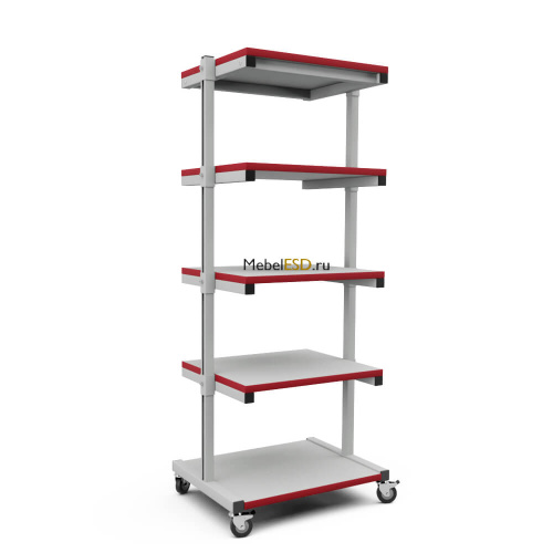 СМП Стойка подкатная для приборов 1600х500х680 мм.