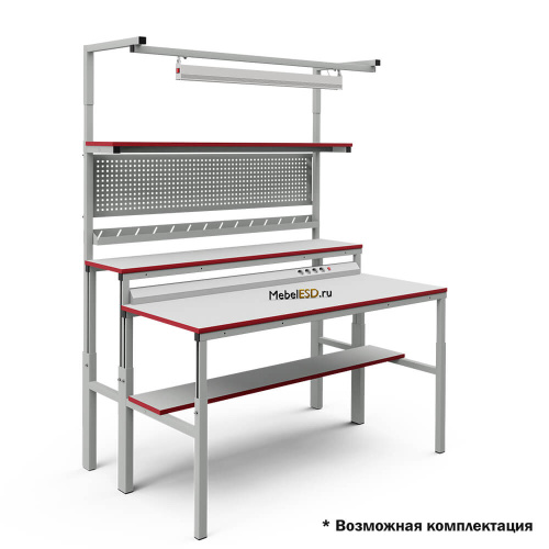 Стол рабочий двухуровневый СРД